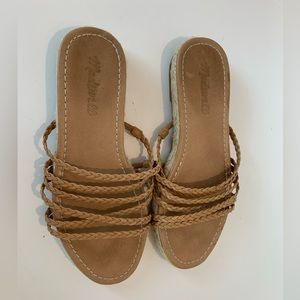 MADEWELL Bobbi Espadrille Brown  Size 6